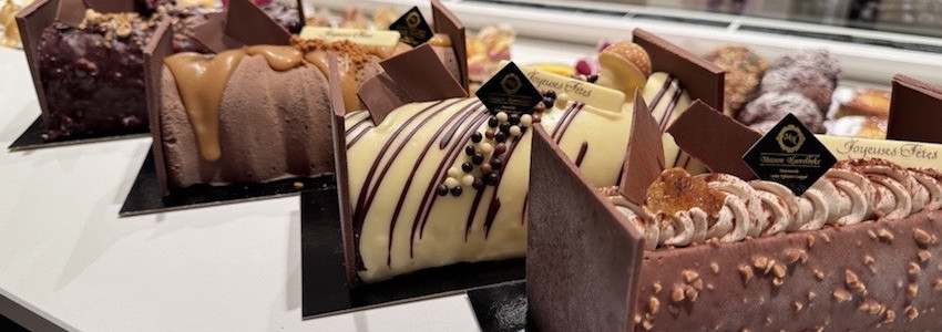 Bûches pâtissières
