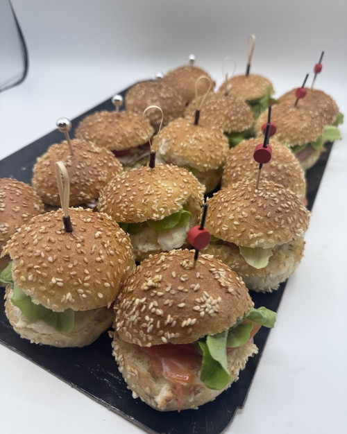Mini burger garnie (froid)